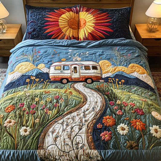 Nature Escape 3-Piece Quilted Bedding Set NCU0NT6339