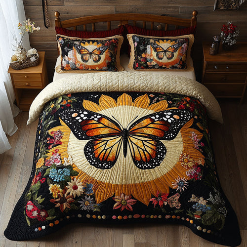 Nature Flourish 3-Piece Quilted Bedding Set NCU0PT3485