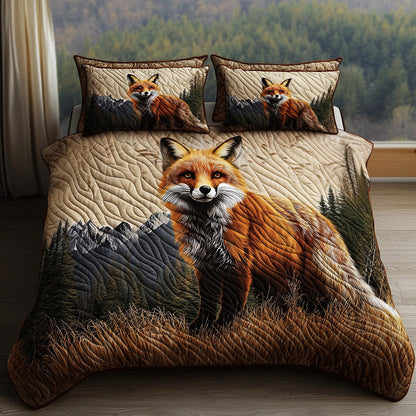 Nature Gaze 3-Piece Quilted Bedding Set NCU0DV6766