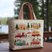 Nature Getaway Quilted Tote Bag NCU0NT9386