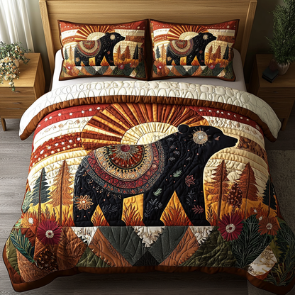 Nature Glow 3-Piece Quilted Bedding Set NCU0VH3536