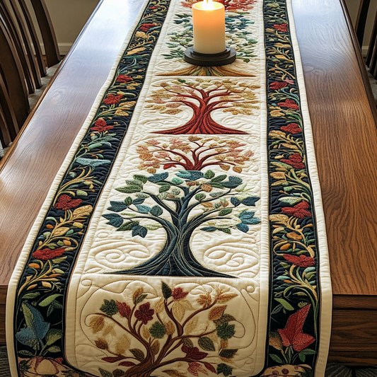 Nature Grace Quilted Table Runner NCU0VH5473