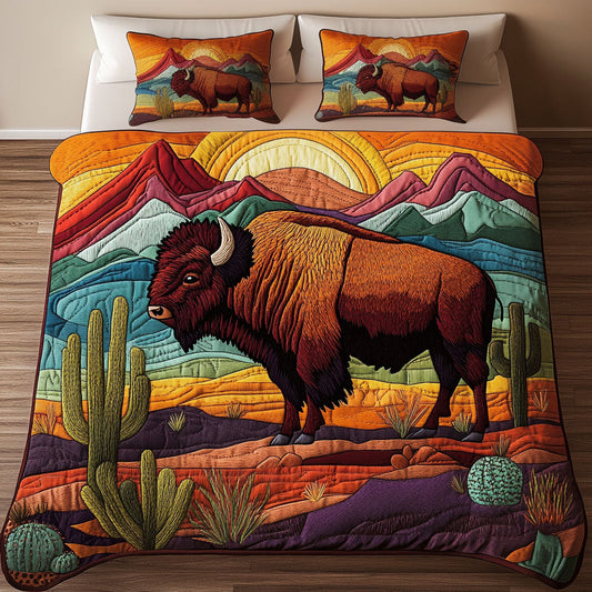 Nature Guardian 3-Piece Quilted Bedding Set NCU0NT4417