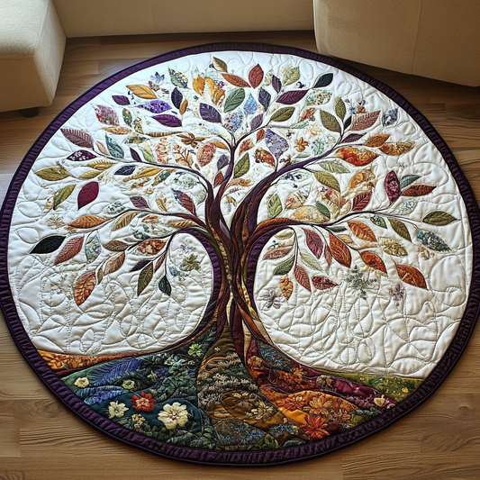 Nature Harmony Quilted Round Mat NCU0NT3452