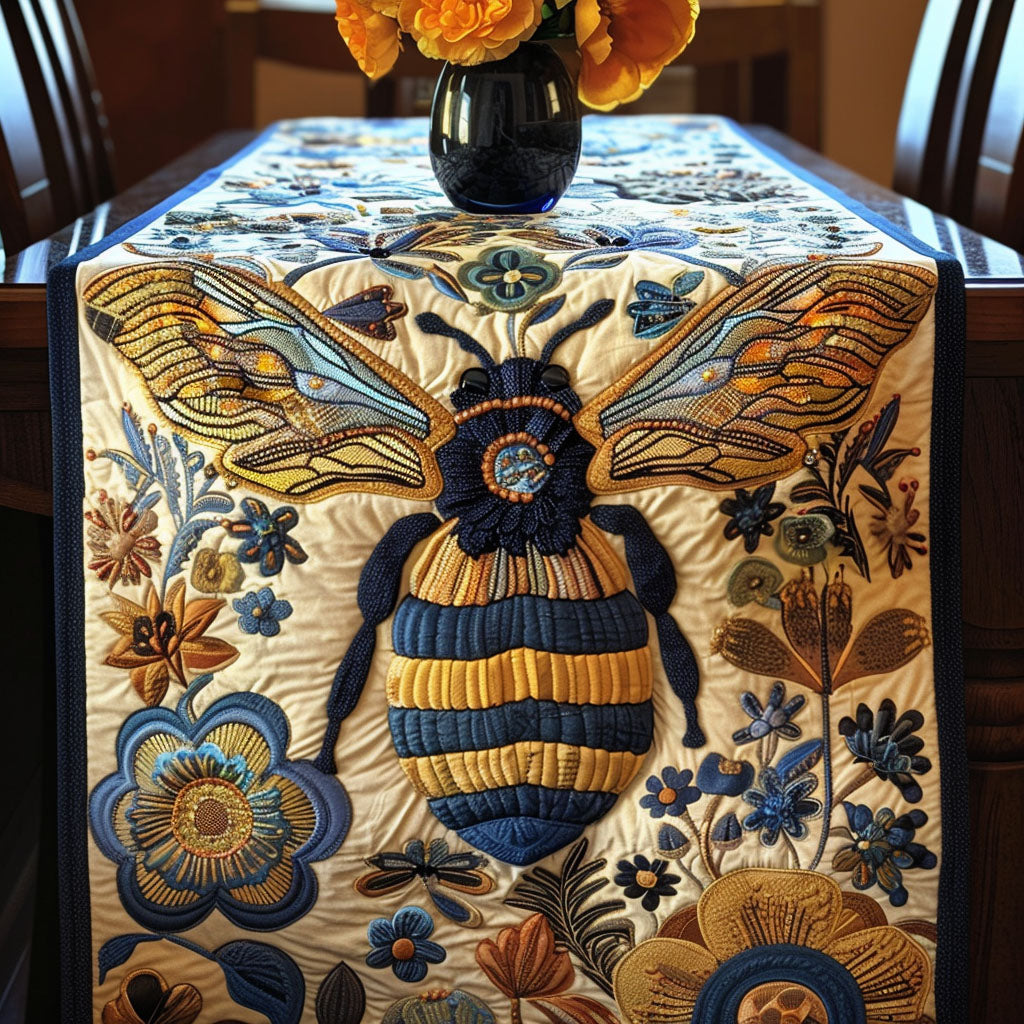 Nature Harmony Quilted Table Runner NCU0NT4589