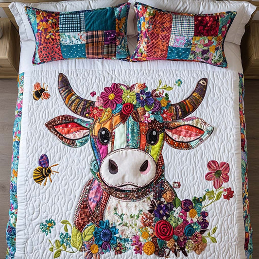 Nature Highland Gem 3-Piece Quilted Bedding Set NCU0NT8298