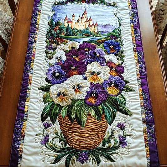 Nature Hue Quilted Table Runner NCU0DK7098
