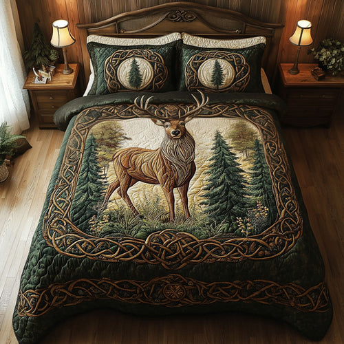 Nature Majesty 3-Piece Quilted Bedding Set NCU0PT3752