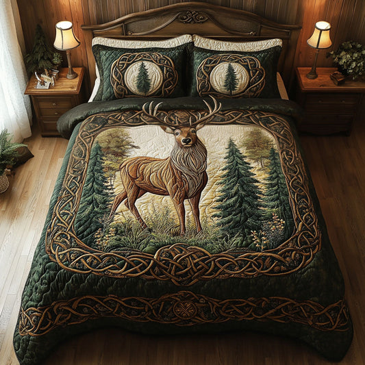 Nature Majesty 3-Piece Quilted Bedding Set NCU0PT3752