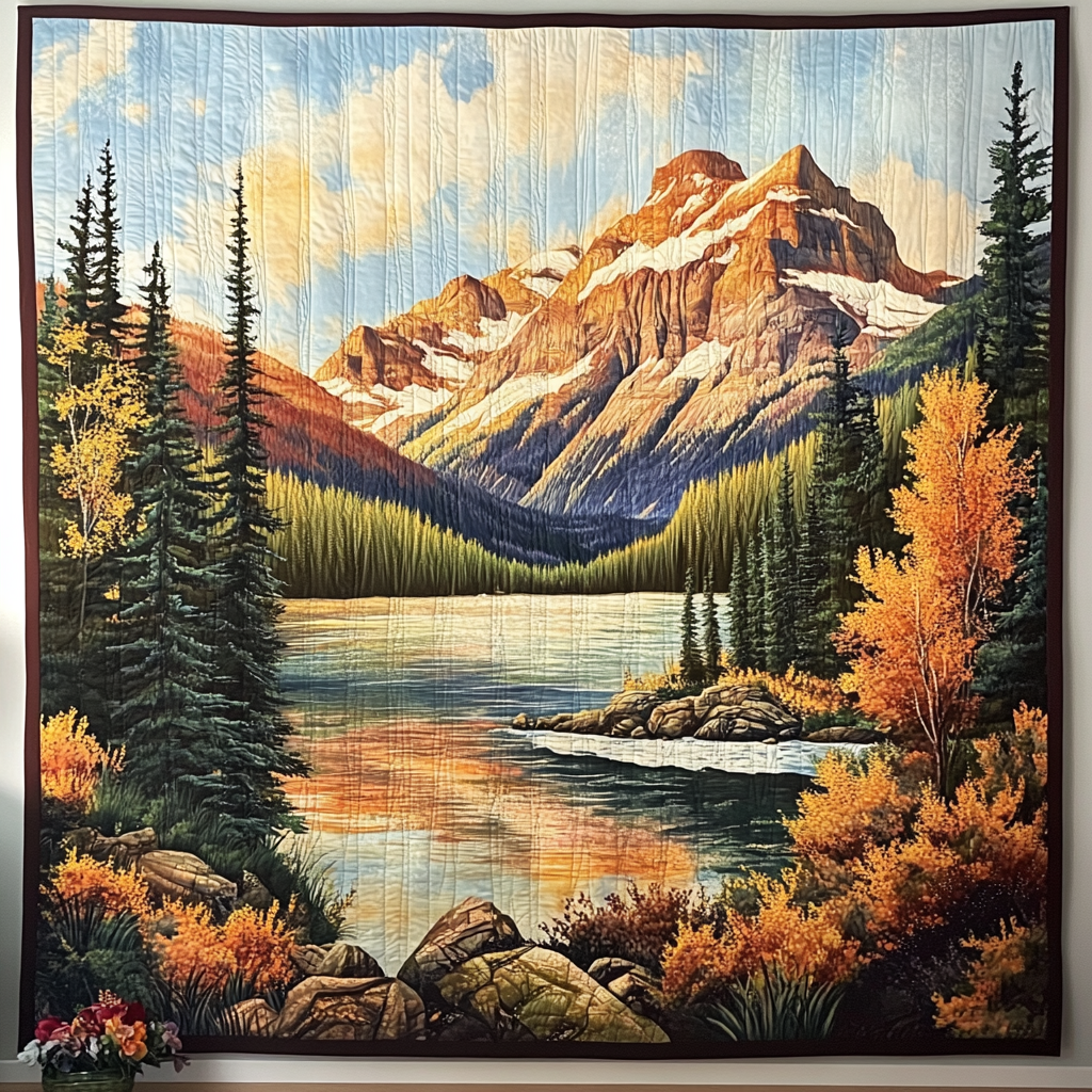 Nature Majesty Art Quilt Hanging NCU0TL966