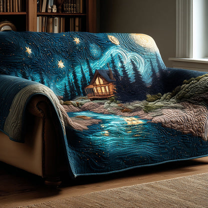 Nature Mosaic Quilted Sofa Cover NCU0NT12750