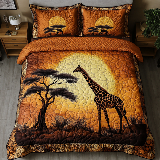 Nature Pride 3-Piece Quilted Bedding Set NCU0DK7763