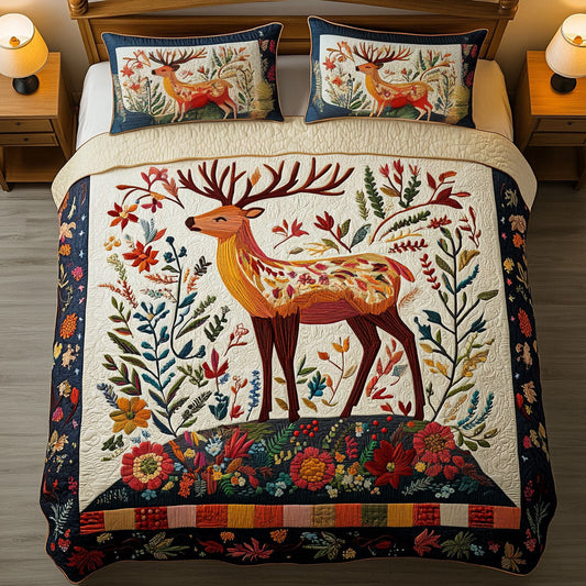 Nature Pride 3-Piece Quilted Bedding Set NCU0NT3106