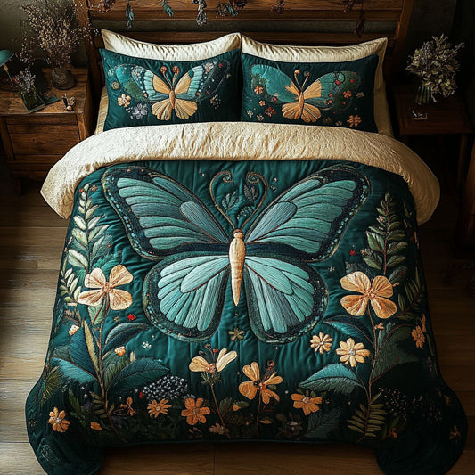 Nature Radiance 3-Piece Quilted Bedding Set NCU0PT3486