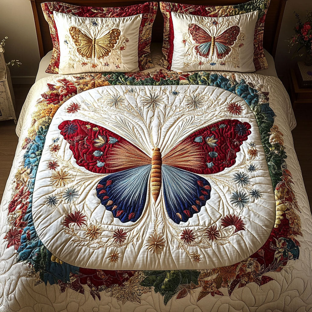 Nature Spirit 3-Piece Quilted Bedding Set NCU0NT3274