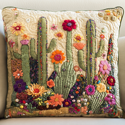 Nature Stitch Quilted Pillow Case NCU0VH3777