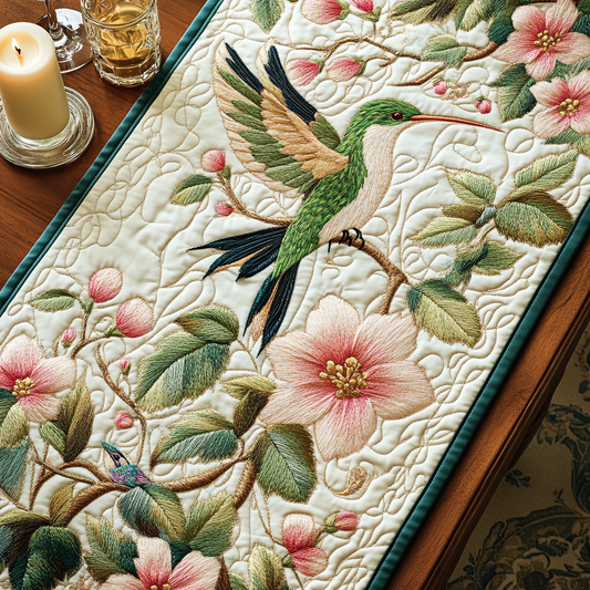 Nature Stitch Quilted Table Runner NCU0VH4924