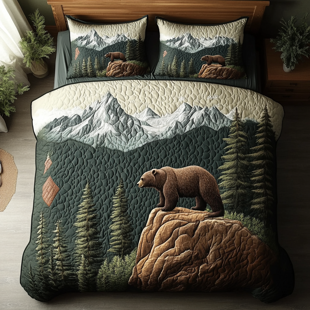 Nature Strength 3-Piece Quilted Bedding Set NCU0DK7810