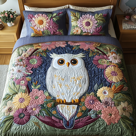 Nature Watch 3-Piece Quilted Bedding Set NCU0VH2527