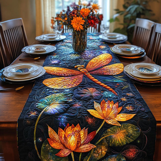 Nature Whirl Quilted Table Runner NCU0PT5419