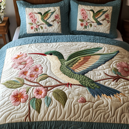 Nature Whispers 3-Piece Quilted Bedding Set NCU0VH4918