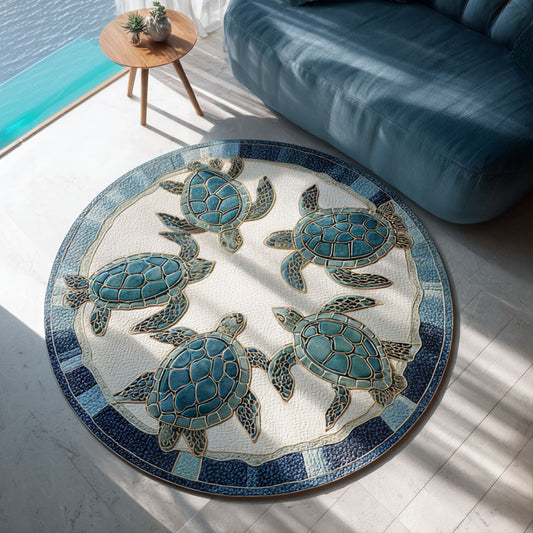 Natures Compass Round Carpet NCU0PT9849