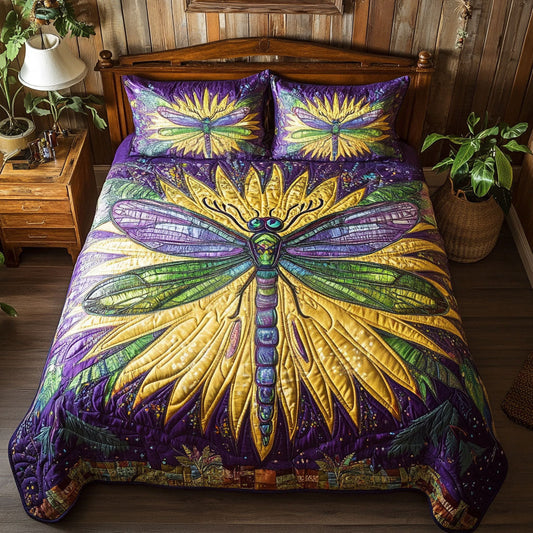 Natures Harmony 3-Piece Quilted Bedding Set NCU0PT3421