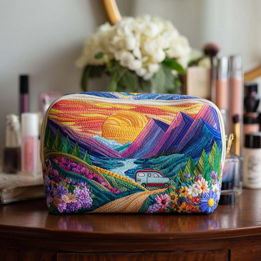 Natures Journey Ride Quilted Makeup Bag NCU0PT9475