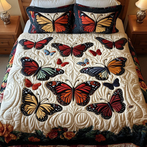 Natures Scene 3-Piece Quilted Bedding Set NCU0PT2295