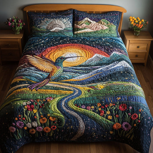 Natures Spark 3-Piece Quilted Bedding Set NCU0PT3614