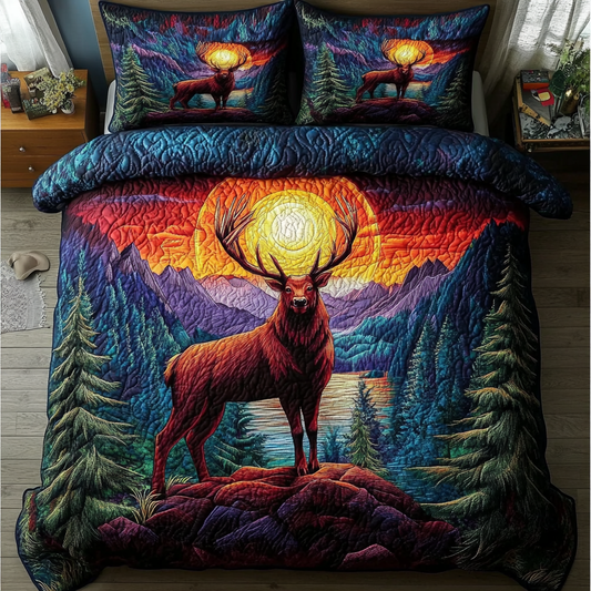 Natures Throne 3-Piece Quilted Bedding Set NCU0VH2884