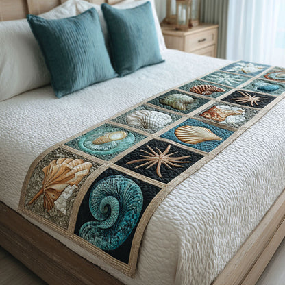 Nautical Calm Quilted Bed Runner NCU0NT12140