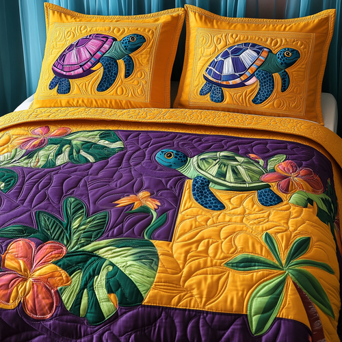 Nautical Haven 3-Piece Quilted Bedding Set NCU0TL1852