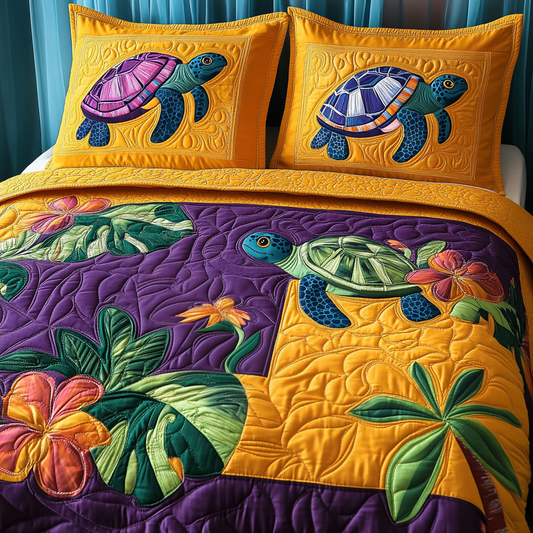 Nautical Haven 3-Piece Quilted Bedding Set NCU0TL1852
