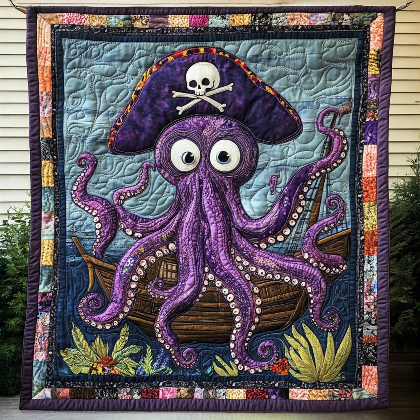 Nautical Legend Quilted Blanket NCU0PT5829