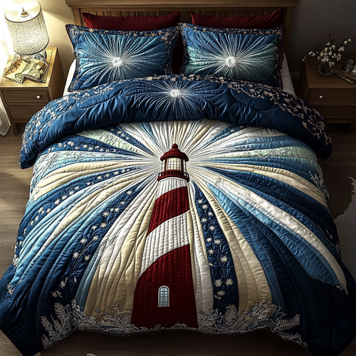 Nautical Radiance 3-Piece Quilted Bedding Set NCU0VH3025