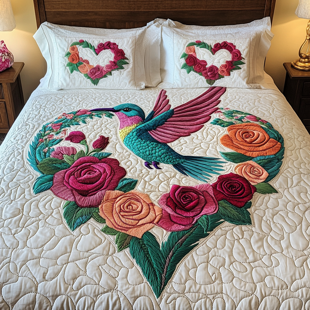 Nectar Bliss 3-Piece Quilted Bedding Set NCU0VH1625