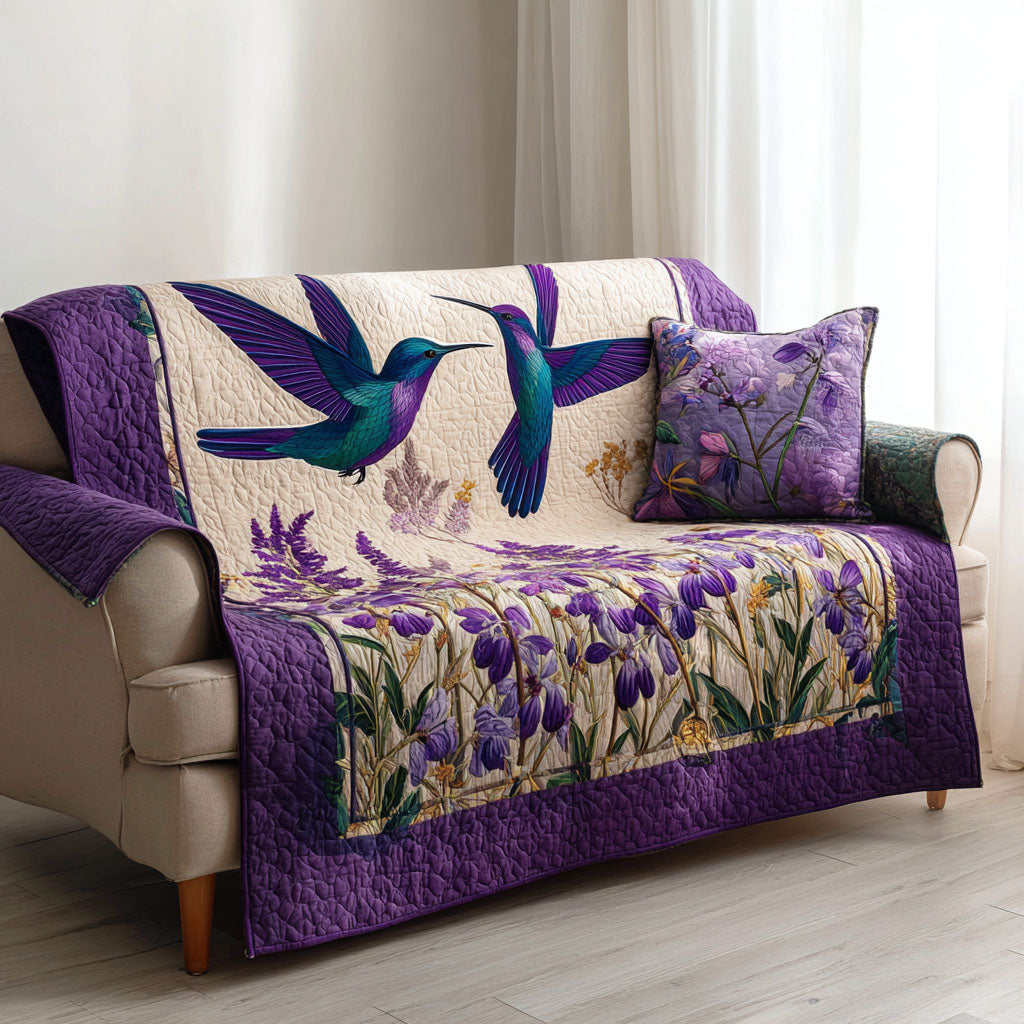 Nectar Bloom Quilted Sofa Cover NCU0DK12112