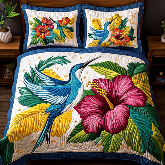 Nectar Dreams 3-Piece Quilted Bedding Set NCU0VH5892