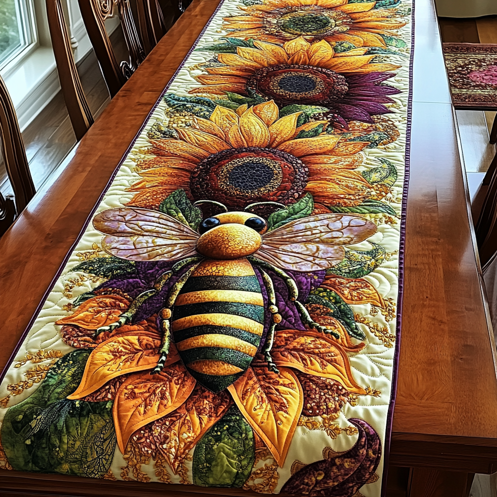 Nectar Table Nectar Seeker Quilted Table Runner NCU0DK4543 – Vantique