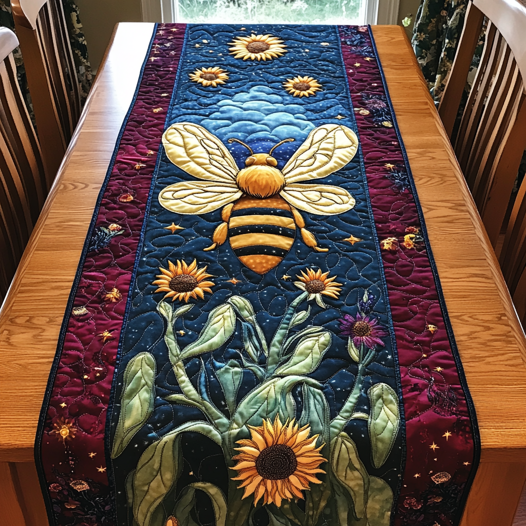 Nectar Seeker Quilted Table Runner NCU0DK5493