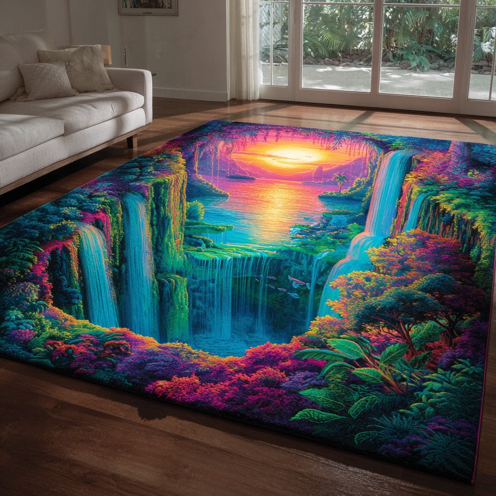 Neon Twilight Area Rug NCU0VL3503
