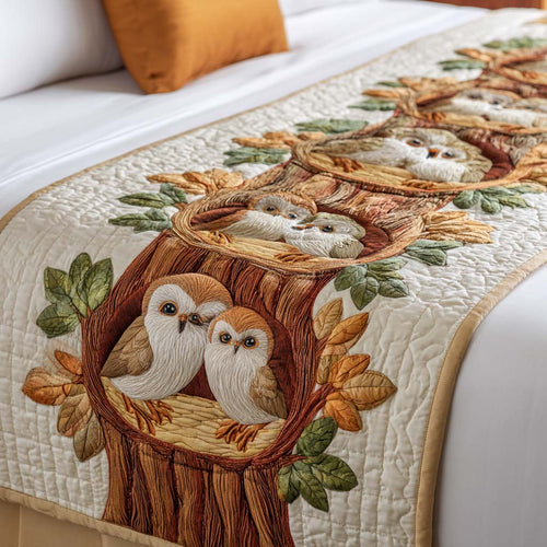 Nest Whispers Quilted Bed Runner NCU0XD1461