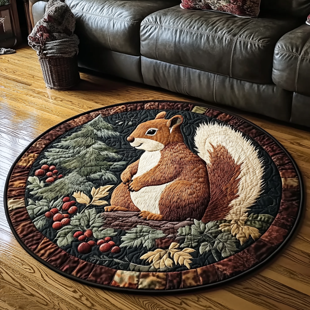 Nesting Comfort Quilted Round Mat NCU0VL2065