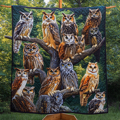 Nestled Wisdom Quilted Blanket NCU0NT6452