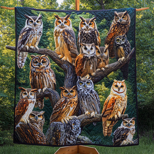 Nestled Wisdom Quilted Blanket NCU0NT6452