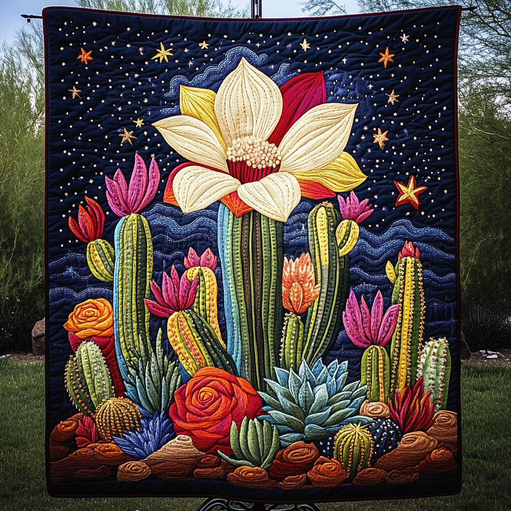 Night Blossom Quilted Blanket NCU0NT4181