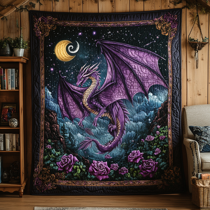 Night Dragon Quilted Blanket NCU0DV5119