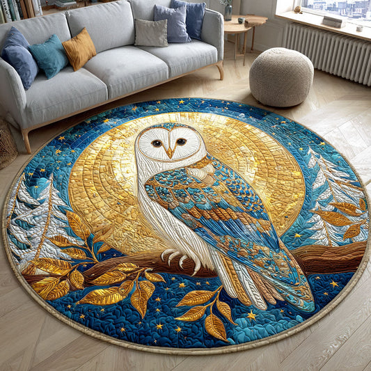 Night Flight Quilted Round Mat NCU0TD382