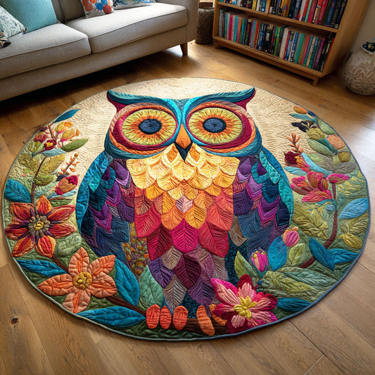 Night Flight Quilted Round Mat NCU0TD402